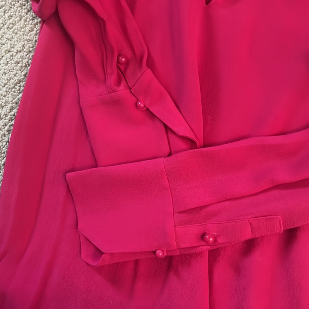 NWT-Equipment pink Shirt Dress - Picture 6 of 8